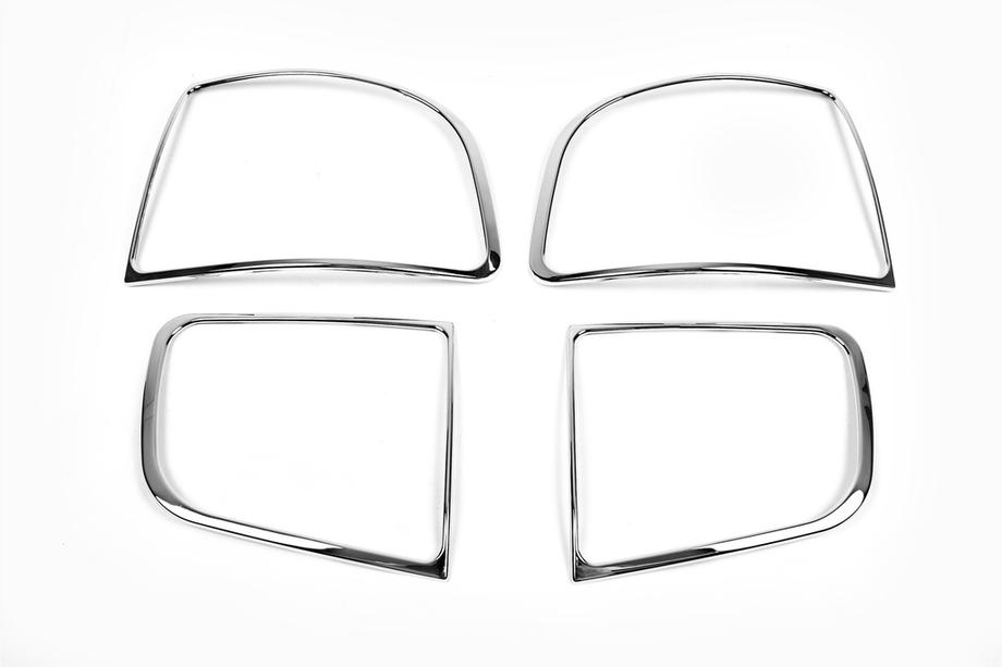 Volkswagen Touareg 2002–2010 Caches Feux Arriere Chromes 2003-2008 (2 pcs, plastique) Photo 2