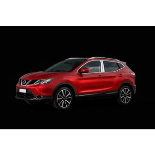 Couvre Montants de Portes Chromés (4 pcs, Inox) Nissan Qashqai 2014-2021 photo 3