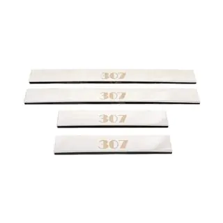 Seuils de porte Carmos V1 (4 pcs, acier inoxydable)