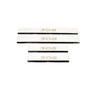 Seuils de porte inox (Carmos, 4 pcs, acier inoxydable) photo 1