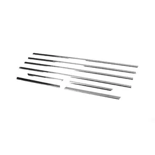 Encadrements de vitres inox (8 pcs) photo 2