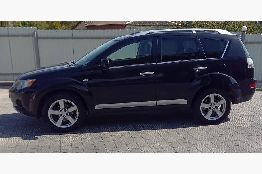 Mitsubishi Outlander 2006-2012 Encadrements de vitres inox (8 pcs) Image