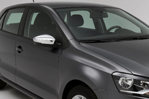 Volkswagen Polo 2010-2017 Coques de Rétroviseurs HB (2 pcs, Acier Inoxydable) photo 1