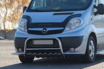 Renault Trafic 2001–2015 Pare-buffle avec barres latérales Exclusive (inox) photo 4