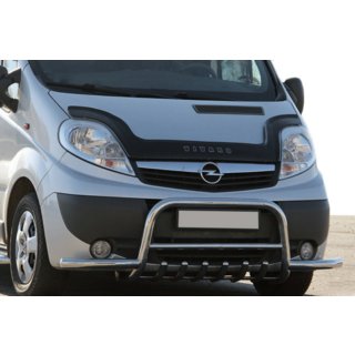 Pare-buffle avec barres latérales Exclusive (inox) Renault Trafic 2001–2015 photo 3