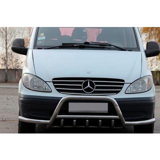 Pare-buffle WT003-Plus avec Barres Latérales (Inox) photo 1