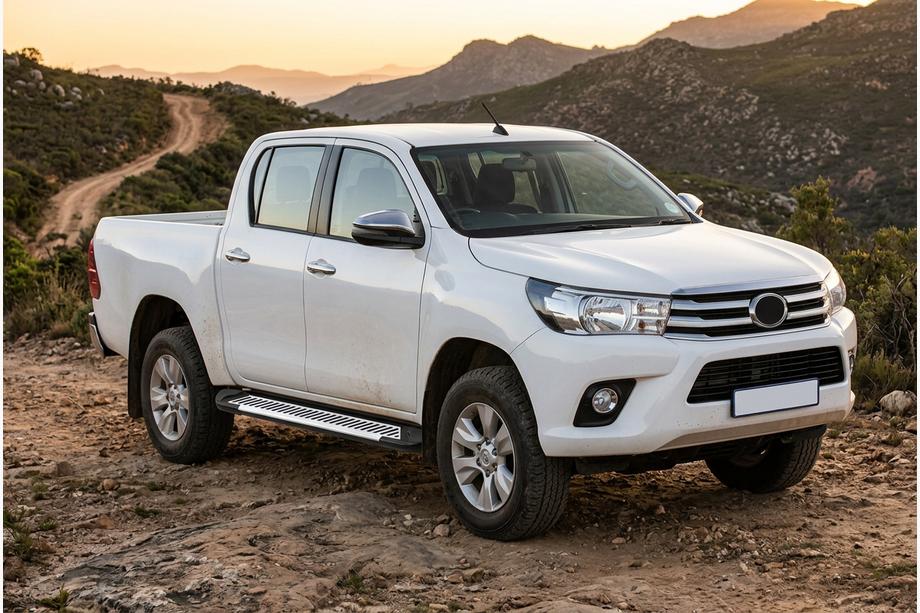 Toyota Hilux 2015- Marchepieds Latéraux Line (2 pcs, Aluminium) Image