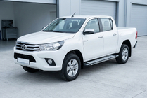 Toyota Hilux 2015- Marchepieds Latéraux Rainbow (2 pcs, Aluminium) photo 1