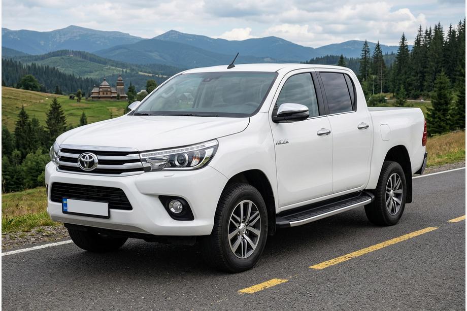 Toyota Hilux 2015- Marchepieds Latéraux Fullmond (2 pcs, Aluminium) Image