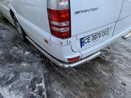 Mercedes Sprinter W906 2006–2018 Tubes lateraux derriere la roue arriere, angulaires (2 pcs, inox) Longue photo 11