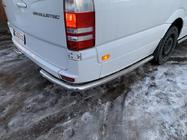 Volkswagen Crafter 2006-2016 Tubes lateraux derriere la roue arriere, angles (2 pcs, inox) photo 10