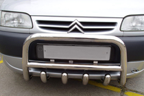 Citroen Berlingo 1996-2008 Pare-buffle QT006 (Inox) photo 1