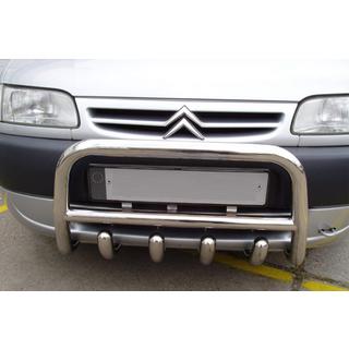 Pare-buffle QT006 (Inox) Citroen Berlingo 1996-2008