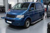 Volkswagen T5 Transporter 2003-2010 Marchepieds Latéraux Maya V1 (2 pcs, Aluminium) Empattement Long photo 1