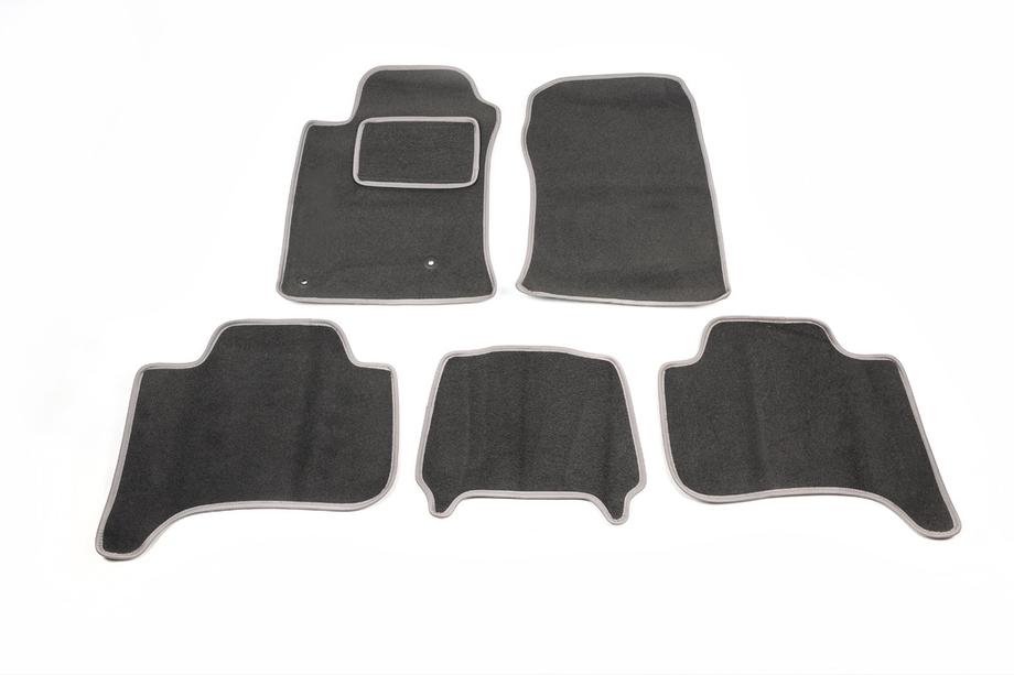 Toyota Land Cruiser Prado 120 2002-2009 Tapis de sol en velours Premium (5 pcs) Image