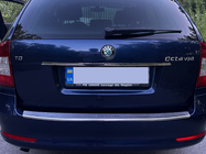 Skoda Octavia II A5 2010-2013 Baguette chromée au-dessus de la plaque Carmos (inox) photo 2