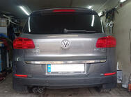 Volkswagen Tiguan 2007-2016 Baguette de coffre inox photo 1