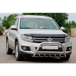 Pare-buffle WT003 (Inox) Volkswagen Tiguan 2007-2016 photo 1
