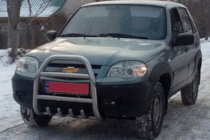 Chevrolet Niva 1998-2020 Pare-buffle QT007 (Inox) photo 3