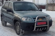 Chevrolet Niva 1998-2020 Pare-buffle QT007 (Inox) photo 4