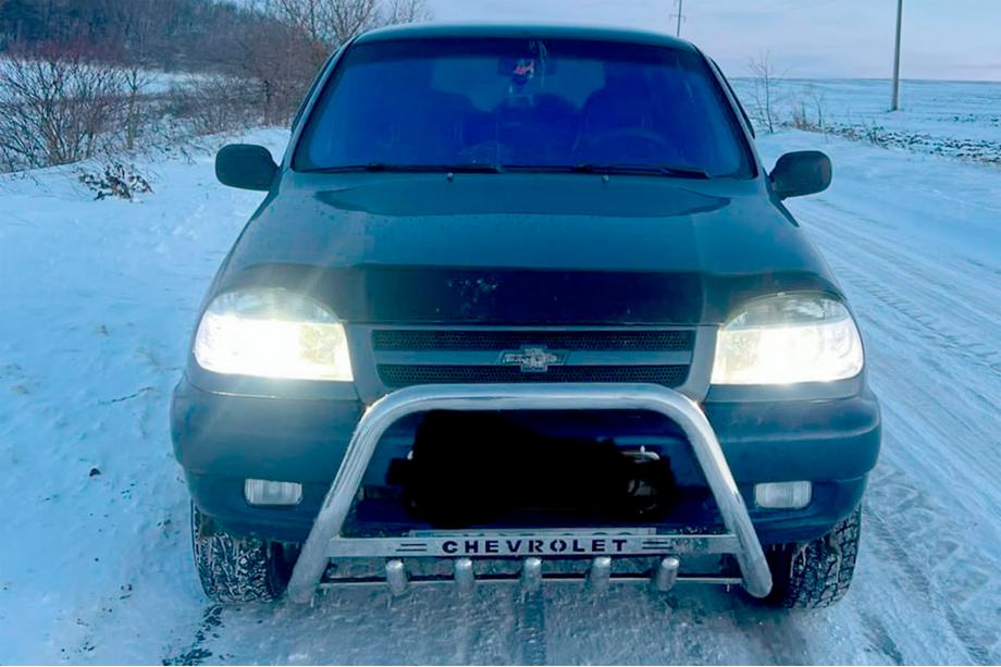 Chevrolet Niva 1998-2020 Pare-buffle WT004 Inox Image
