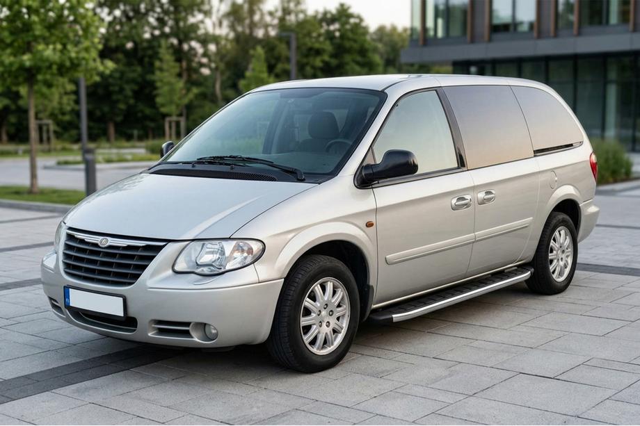 Chrysler Voyager 2001-2007 Marchepieds Latéraux Fullmond (2 pcs, Aluminium) Image
