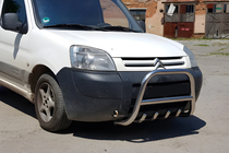 Peugeot Partner 1996-2008 Pare-buffle WT003 (Inox) photo 3