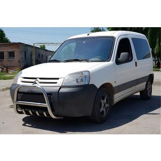 Pare-buffle WT003 (Inox) Peugeot Partner 1996-2008 photo 2
