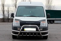 Ford Connect 2002–2006 Pare-buffle à Double Tubes WT004-Plus (Inox) photo 2