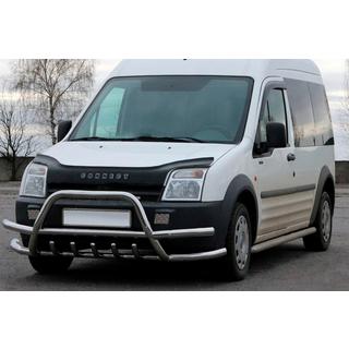 Pare-buffle à doubles barres WT003-Plus-2 (inox) Ford Connect 2006–2009 photo 2