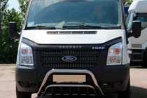 Ford Transit 2000–2014 Pare-buffle WT002 (2006-2014, Inox) photo 1