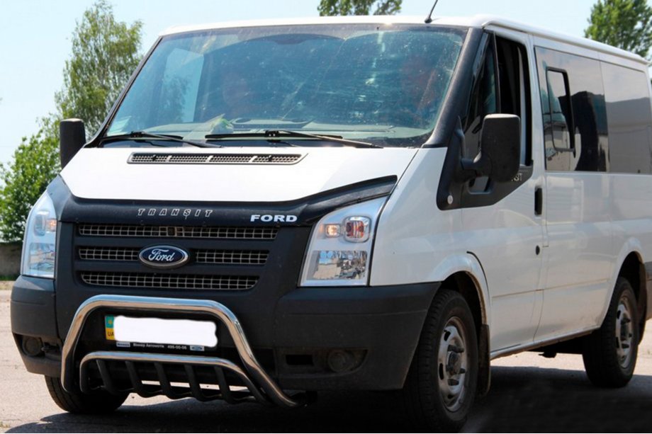 Ford Transit 2000–2014 Pare-buffle WT002 (2006-2014, Inox) Photo 3