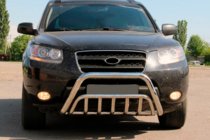 Hyundai Santa Fe 2 2006-2012 Pare-buffle WT002 (Inox) photo 1