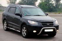 Hyundai Santa Fe 2 2006-2012 Pare-buffle WT007 (Inox) photo 2
