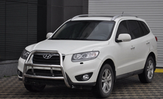 Hyundai Santa Fe 2 2006-2012 Pare-buffle WT018 (Inox) photo 1