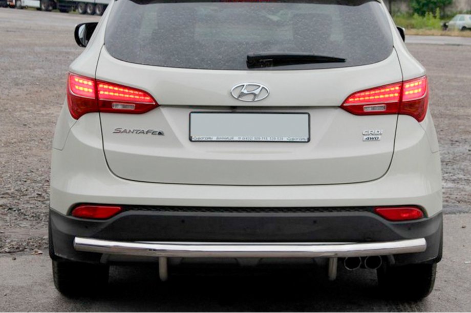 Hyundai Santa Fe 3 2012-2018 Arceau Arrière AK002 (Inox) Image