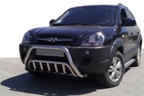 Hyundai Tucson JM 2004- Pare-buffle WT002 (Inox) photo 1