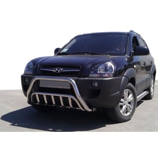 Pare-buffle WT002 (Inox) Hyundai Tucson JM 2004- photo 1