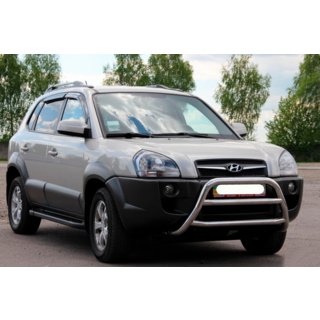 Pare-buffle WT022 (Inox) Hyundai Tucson JM 2004- photo 3