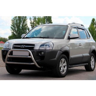 Pare-buffle WT022 (Inox) Hyundai Tucson JM 2004- photo 1