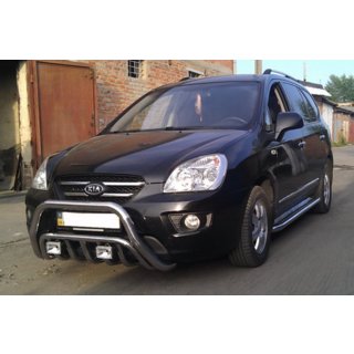 Pare-buffle WT002 (Inox) Kia Carens 1999-2012 photo 2