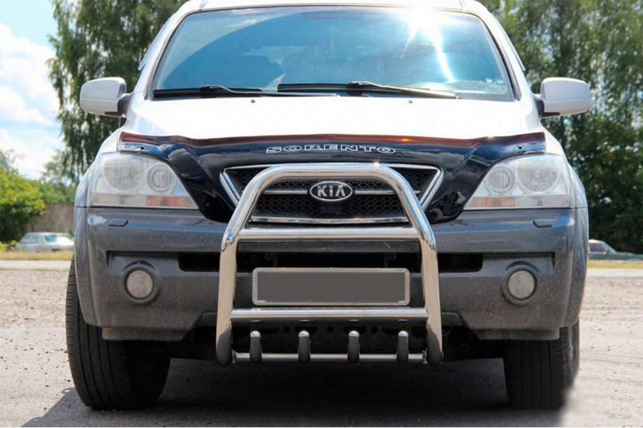 Kia Sorento I BL 2002-2009 Pare-buffle QT007 (Inox) Image