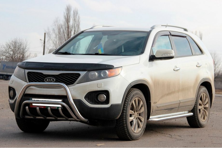 Kia Sorento II XM 2009-2014 Pare-buffle WT002/2 (Inox) Image