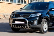 Kia Sorento II XM 2009-2014 Pare-buffle WT021 (Inox) photo 2