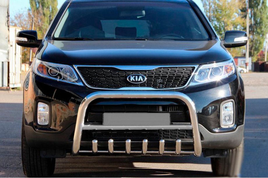 Kia Sorento II XM 2009-2014 Pare-buffle WT021 (Inox) Image