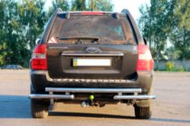 Kia Sportage 2004-2010 Arceau Arrière AK007 (Inox) photo 2