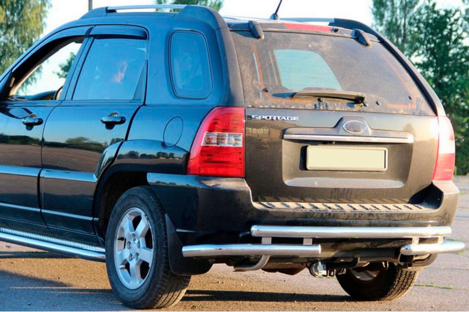 Kia Sportage 2004-2010 Arceau Arrière AK007 (Inox) Image
