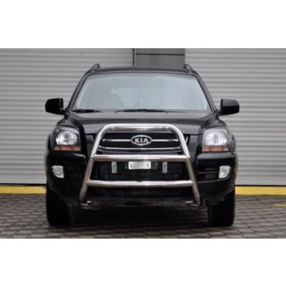 Pare-buffle WT018 (Inox) Kia Sportage 2004-2010 photo 3