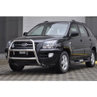 Pare-buffle WT018 (Inox) Kia Sportage 2004-2010 photo 1