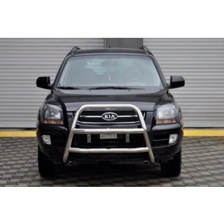 Pare-buffle WT018 (Inox) Kia Sportage 2004-2010 photo 2